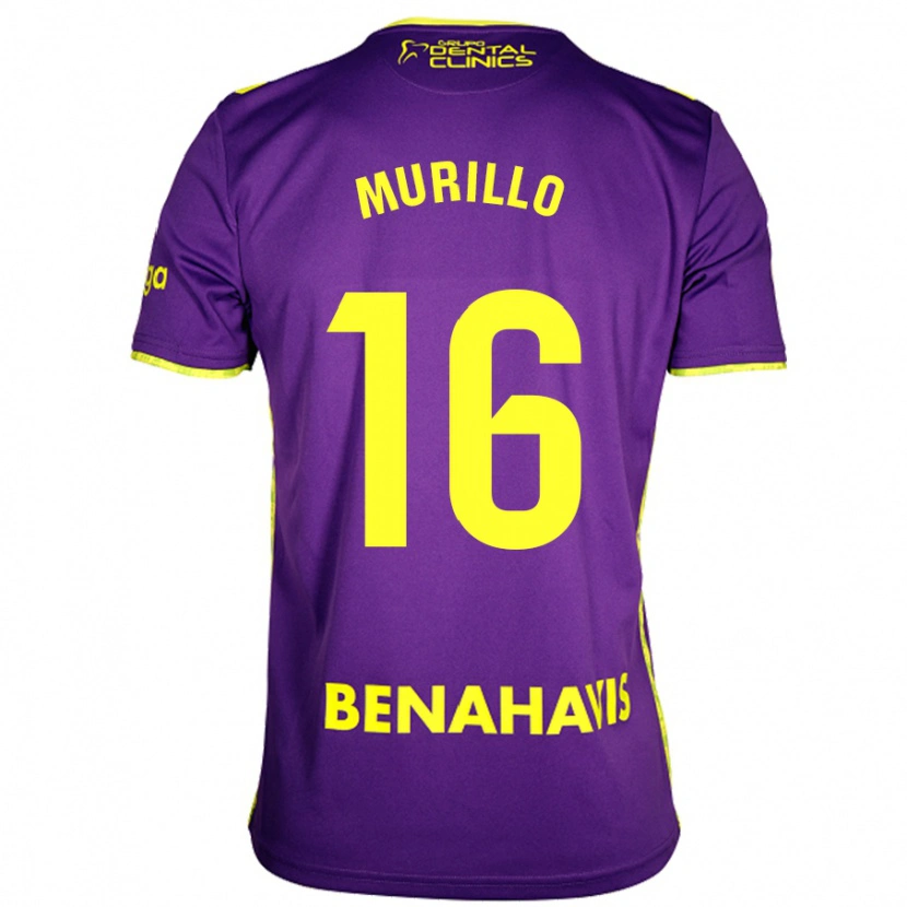 Danxen Dame Diego Murillo #16 Lilla Gul Bortetrøye Drakt Trøye 2024/25 Skjorter T-Skjorte