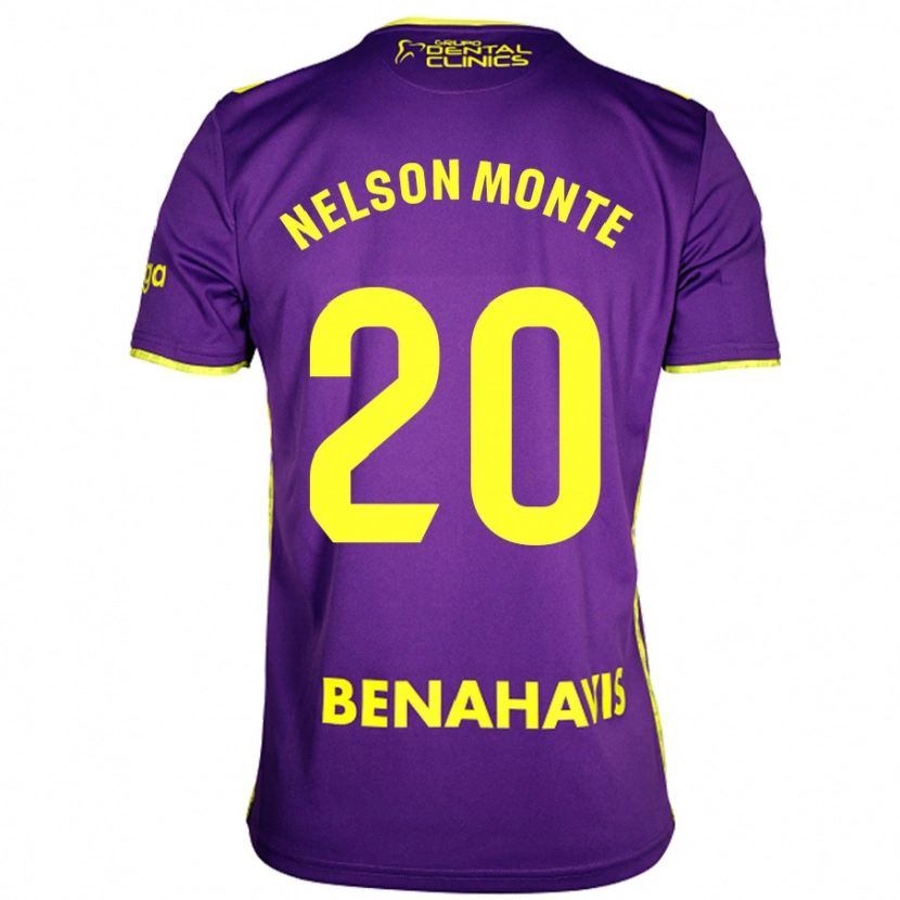 Danxen Dame Nélson Monte #20 Lilla Gul Bortetrøye Drakt Trøye 2024/25 Skjorter T-Skjorte