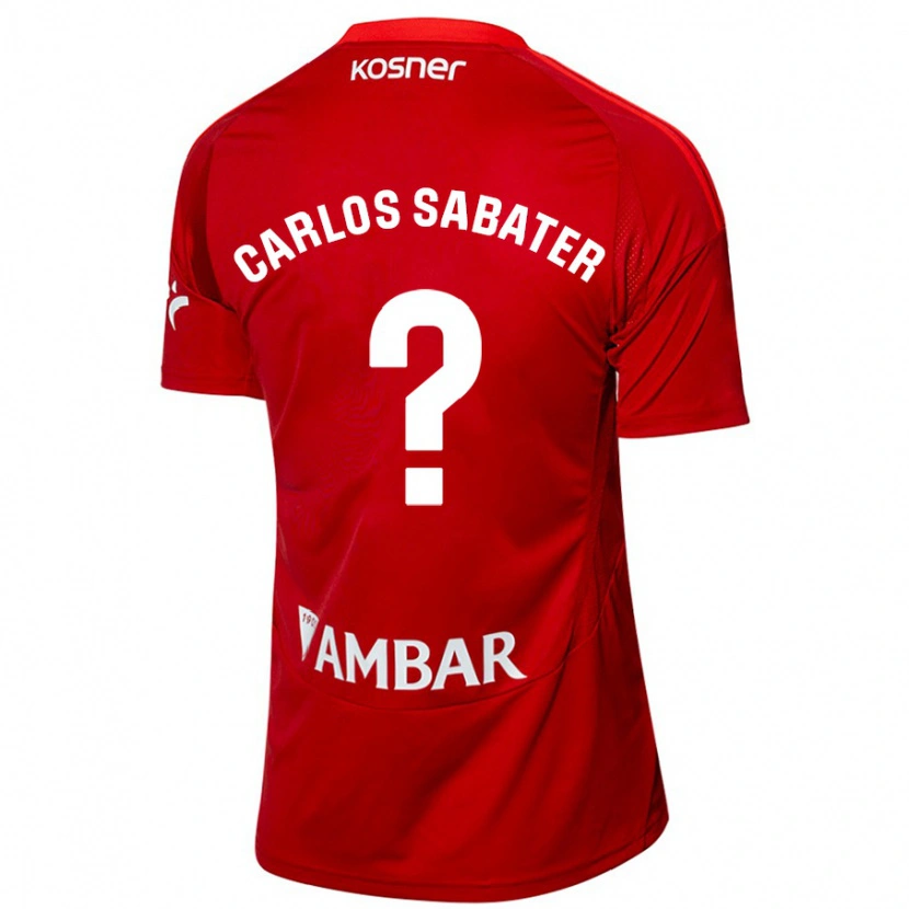 Danxen Dame Juan Carlos Sabater #0 Hvit Blå Bortetrøye Drakt Trøye 2024/25 Skjorter T-Skjorte