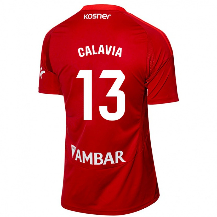 Danxen Dame Carlos Calavia #13 Hvit Blå Bortetrøye Drakt Trøye 2024/25 Skjorter T-Skjorte