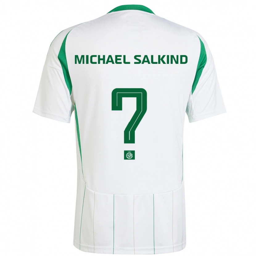 Danxen Dame Liav Michael Salkind #0 Hvit Grønn Bortetrøye Drakt Trøye 2024/25 Skjorter T-Skjorte