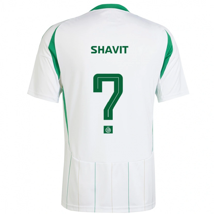 Danxen Dame Noam Shavit #0 Hvit Grønn Bortetrøye Drakt Trøye 2024/25 Skjorter T-Skjorte