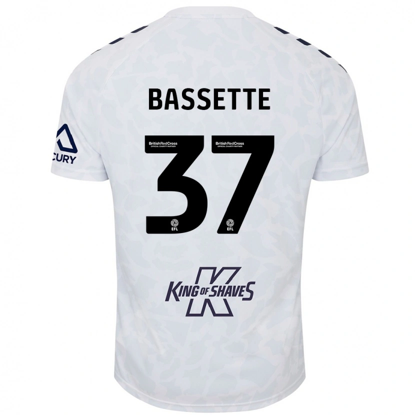 Danxen Dame Norman Bassette #37 Hvit Bortetrøye Drakt Trøye 2024/25 Skjorter T-Skjorte