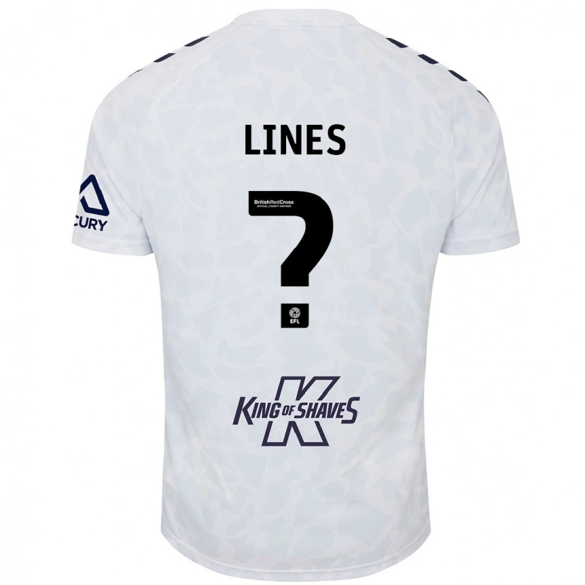 Danxen Dame Luis Lines #0 Hvit Bortetrøye Drakt Trøye 2024/25 Skjorter T-Skjorte