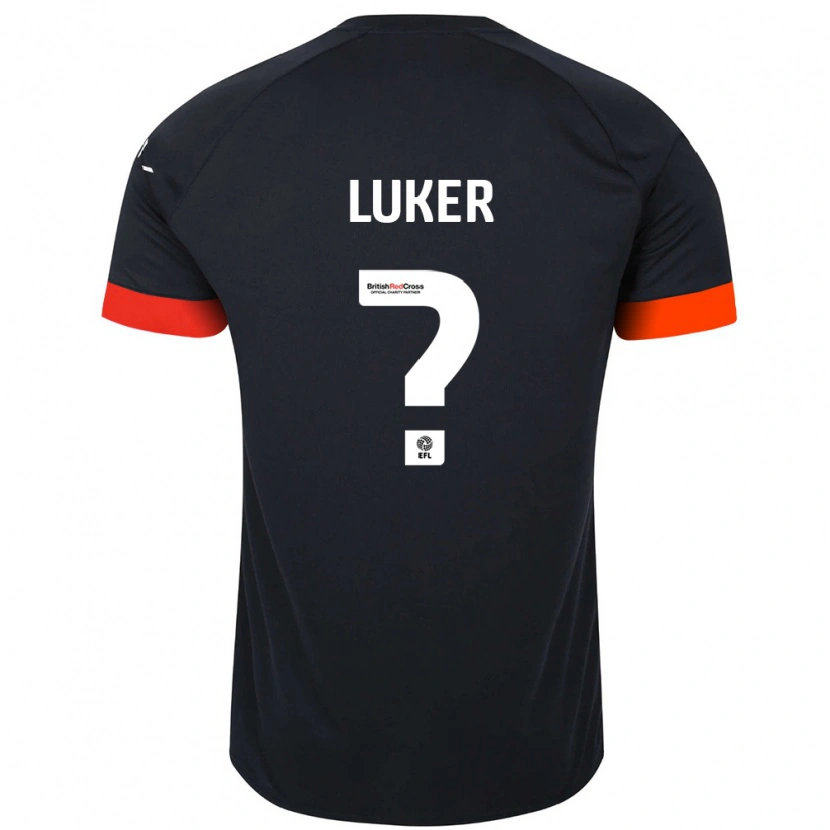Danxen Dame Jayden Luker #0 Svart Oransje Bortetrøye Drakt Trøye 2024/25 Skjorter T-Skjorte