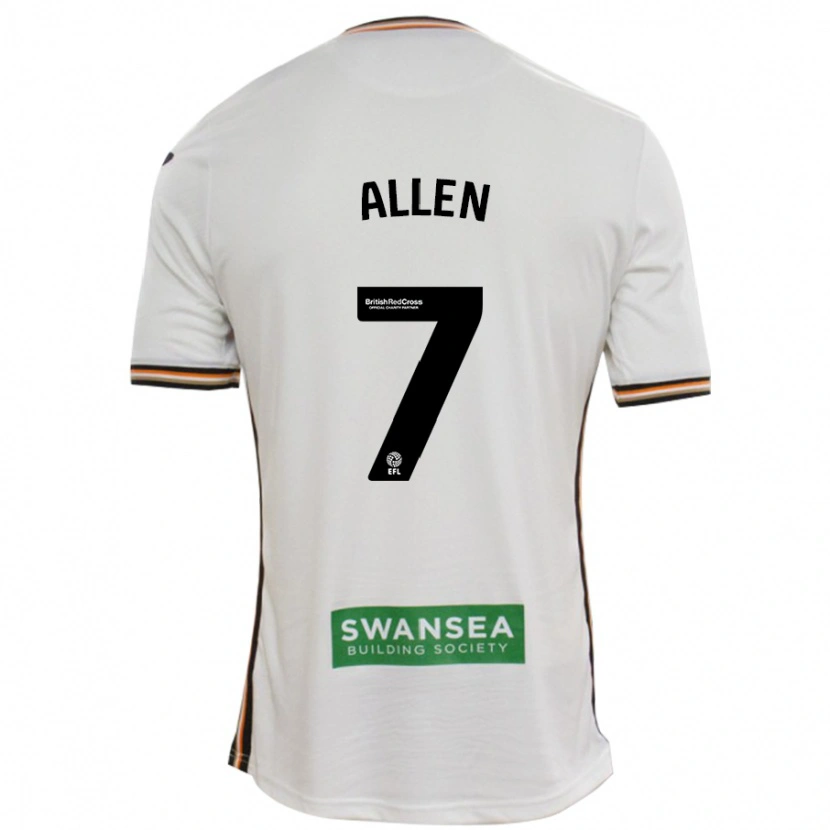 Danxen Barn Joe Allen #7 Hvit Hjemmetrøye Drakt Trøye 2024/25 Skjorter T-Skjorte