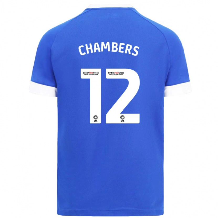 Danxen Barn Calum Chambers #12 Himmelblå Hjemmetrøye Drakt Trøye 2024/25 Skjorter T-Skjorte