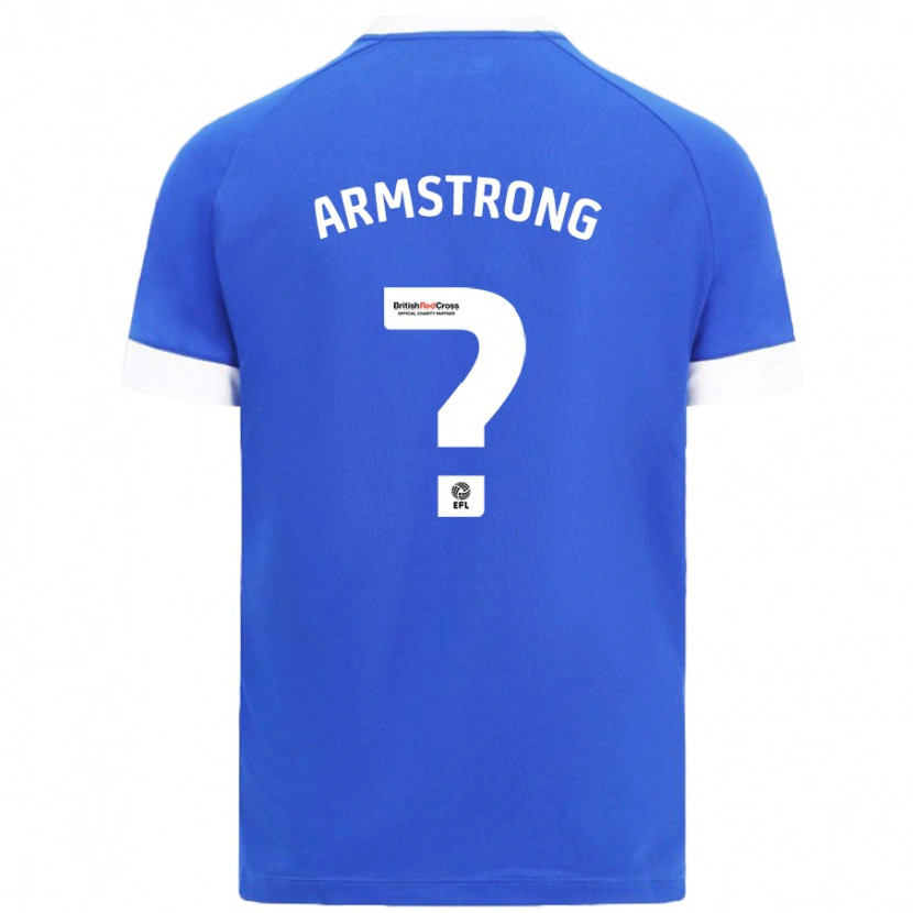 Danxen Barn Luke Armstrong #0 Himmelblå Hjemmetrøye Drakt Trøye 2024/25 Skjorter T-Skjorte