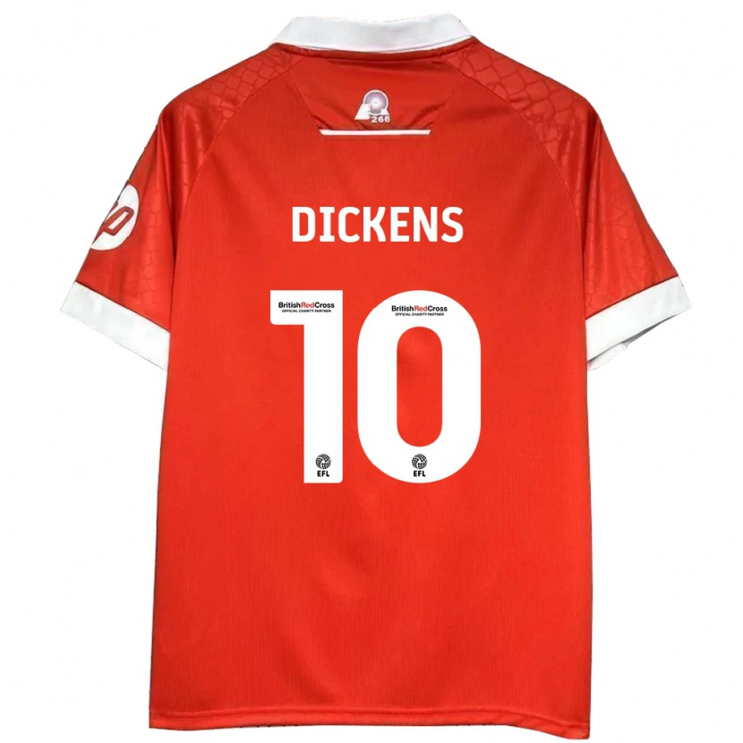 Danxen Barn Tj Dickens #10 Rød Hvit Hjemmetrøye Drakt Trøye 2024/25 Skjorter T-Skjorte