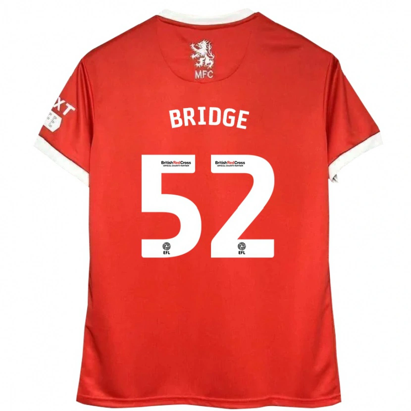 Danxen Barn Aj Bridge #52 Rød Hvit Hjemmetrøye Drakt Trøye 2024/25 Skjorter T-Skjorte