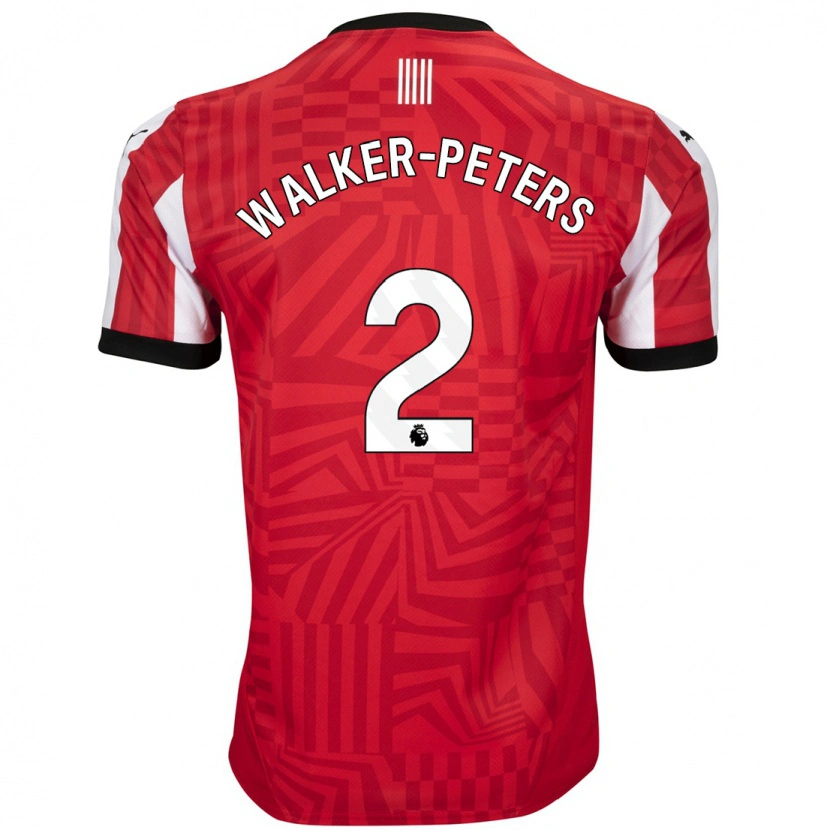 Danxen Barn Kyle Walker-Peters #2 Rød Hvit Hjemmetrøye Drakt Trøye 2024/25 Skjorter T-Skjorte