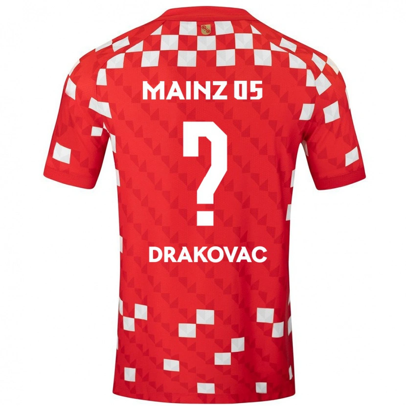Danxen Barn Benjamin Drakovac #0 Hvit Rød Hjemmetrøye Drakt Trøye 2024/25 Skjorter T-Skjorte
