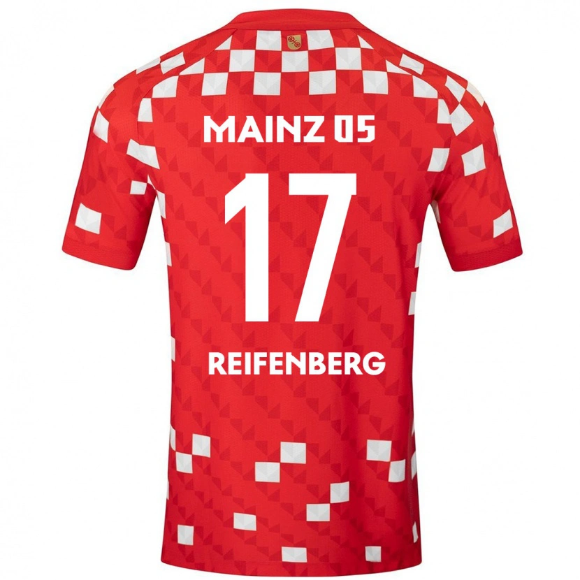 Danxen Barn Michelle Reifenberg #17 Hvit Rød Hjemmetrøye Drakt Trøye 2024/25 Skjorter T-Skjorte