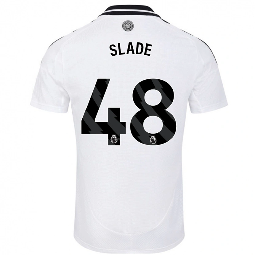 Danxen Barn Bradley Slade #48 Hvit Hjemmetrøye Drakt Trøye 2024/25 Skjorter T-Skjorte