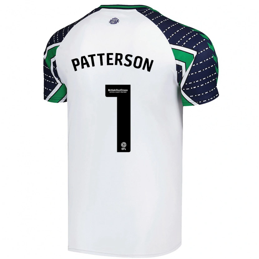 Danxen Barn Anthony Patterson #1 Hvit Bortetrøye Drakt Trøye 2024/25 Skjorter T-Skjorte
