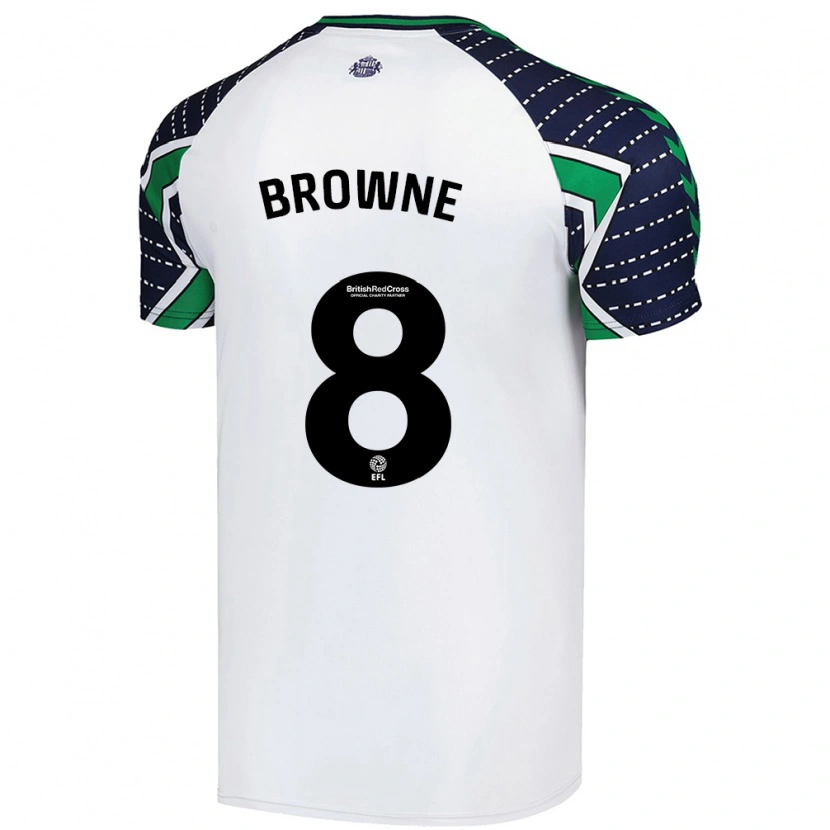 Danxen Barn Alan Browne #8 Hvit Bortetrøye Drakt Trøye 2024/25 Skjorter T-Skjorte