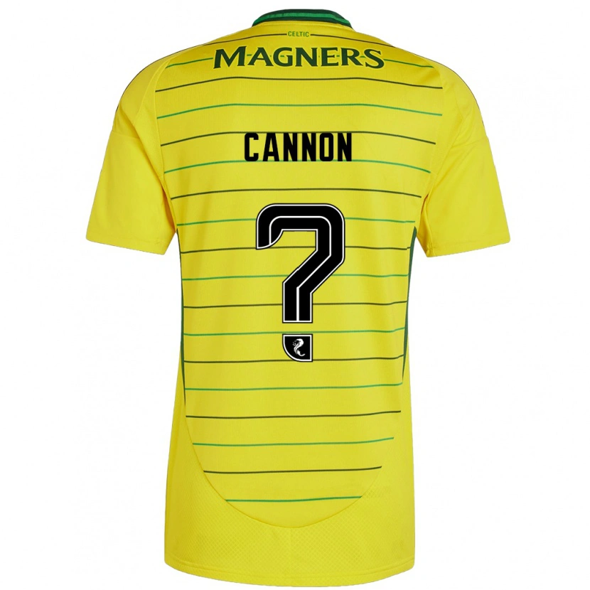 Danxen Barn Aidan Cannon #0 Gul Bortetrøye Drakt Trøye 2024/25 Skjorter T-Skjorte