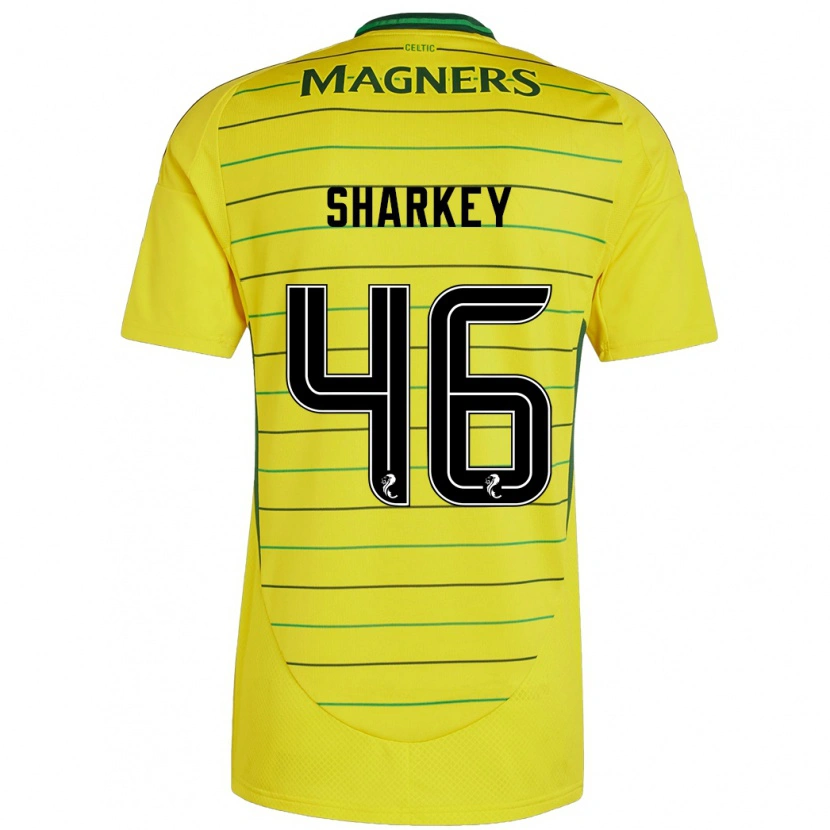 Danxen Barn Amy Sharkey #46 Gul Bortetrøye Drakt Trøye 2024/25 Skjorter T-Skjorte
