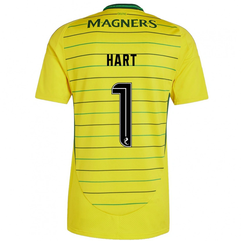 Danxen Barn Joe Hart #1 Gul Bortetrøye Drakt Trøye 2024/25 Skjorter T-Skjorte
