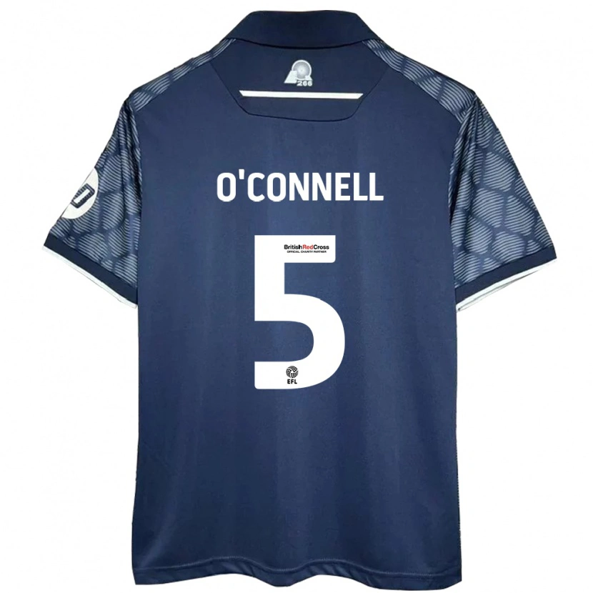 Danxen Barn Eoghan O'connell #5 Svart Bortetrøye Drakt Trøye 2024/25 Skjorter T-Skjorte