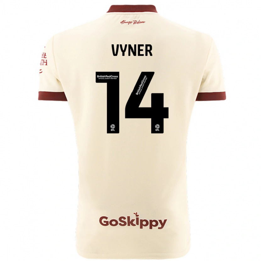 Danxen Barn Zak Vyner #14 Kremhvit Bortetrøye Drakt Trøye 2024/25 Skjorter T-Skjorte