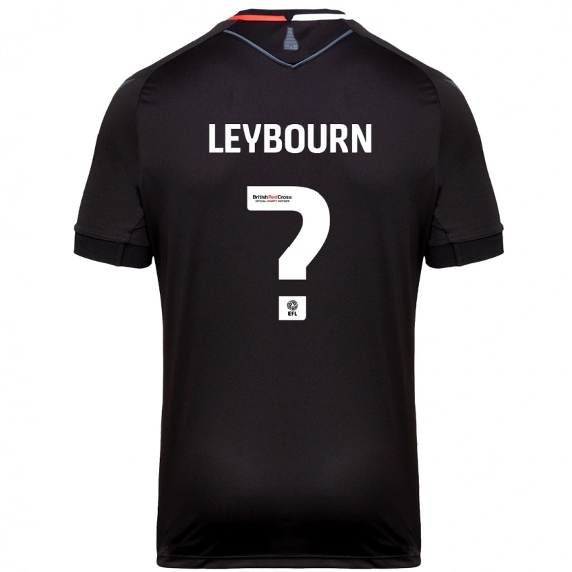 Danxen Barn Charlie Leybourn #0 Svart Bortetrøye Drakt Trøye 2024/25 Skjorter T-Skjorte