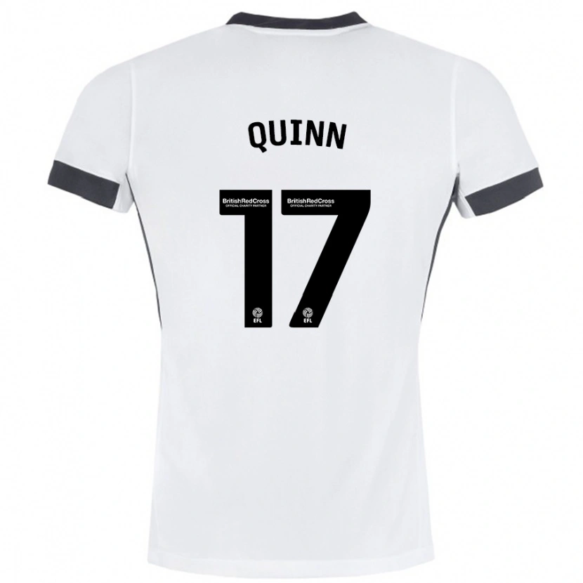 Danxen Barn Lucy Quinn #17 Hvit Svart Bortetrøye Drakt Trøye 2024/25 Skjorter T-Skjorte