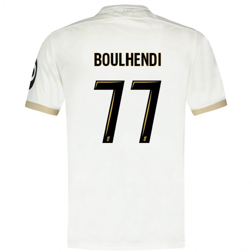 Danxen Barn Teddy Boulhendi #77 Hvitt Gull Bortetrøye Drakt Trøye 2024/25 Skjorter T-Skjorte