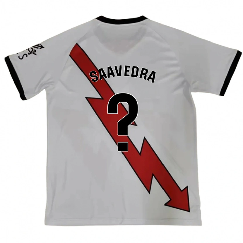 Danxen Barn David Saavedra #0 Rød Bortetrøye Drakt Trøye 2024/25 Skjorter T-Skjorte