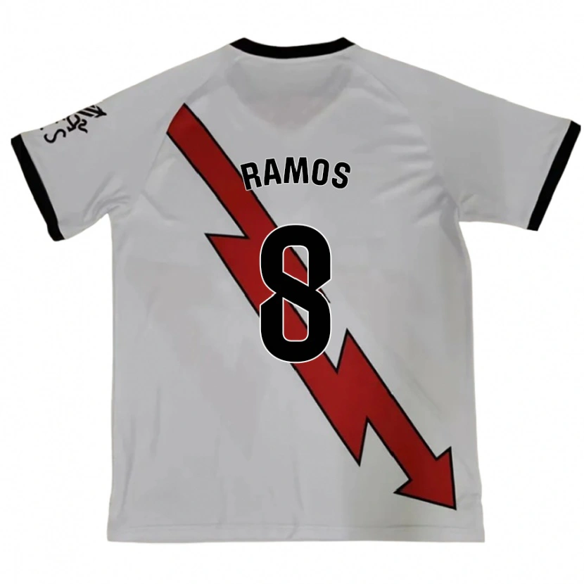 Danxen Barn Iván Ramos #8 Rød Bortetrøye Drakt Trøye 2024/25 Skjorter T-Skjorte