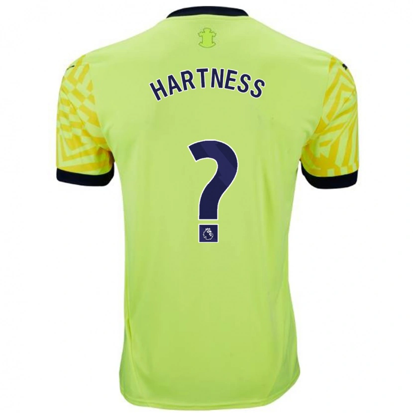 Danxen Barn Ethan Hartness #0 Gul Bortetrøye Drakt Trøye 2024/25 Skjorter T-Skjorte