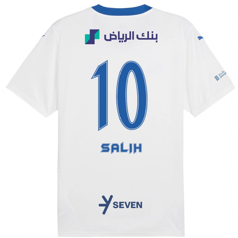 Danxen Barn Zakia Salih #10 Hvit Blå Bortetrøye Drakt Trøye 2024/25 Skjorter T-Skjorte
