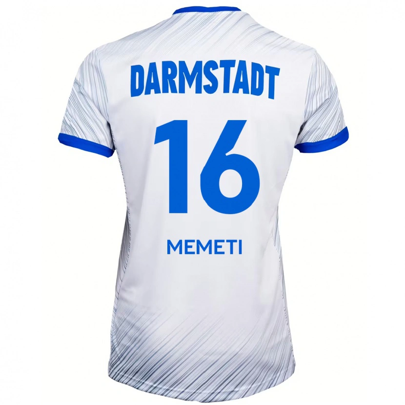 Danxen Barn Dilon Memeti #16 Hvit Blå Bortetrøye Drakt Trøye 2024/25 Skjorter T-Skjorte