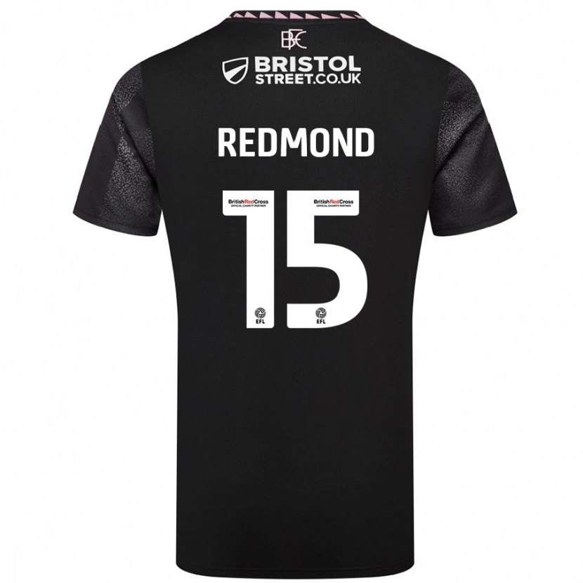 Danxen Barn Nathan Redmond #15 Svart Bortetrøye Drakt Trøye 2024/25 Skjorter T-Skjorte