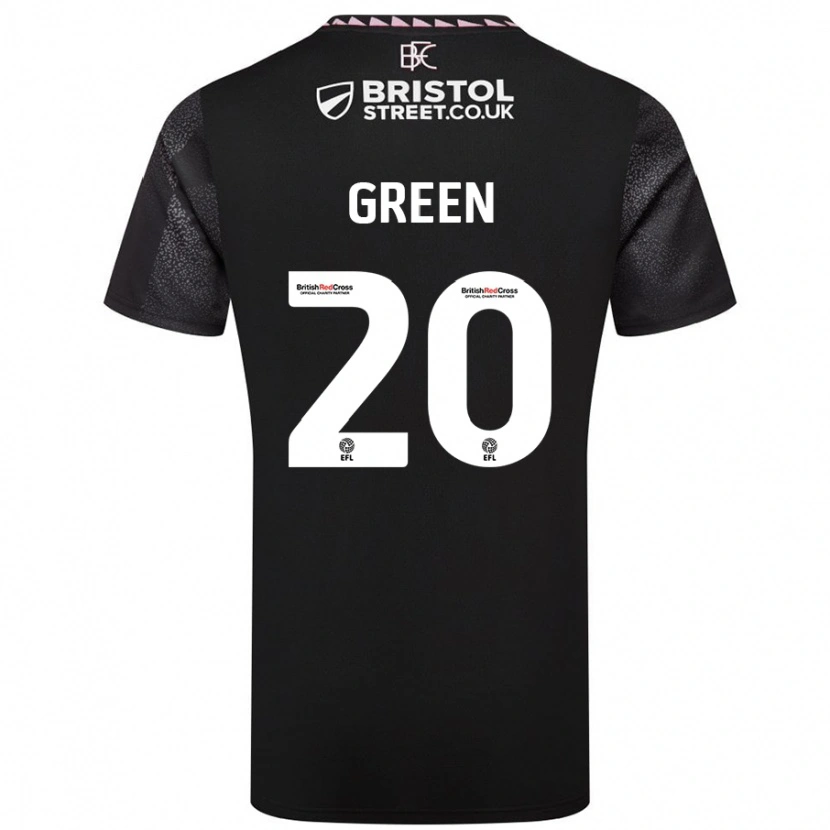 Danxen Barn Etienne Green #20 Svart Bortetrøye Drakt Trøye 2024/25 Skjorter T-Skjorte