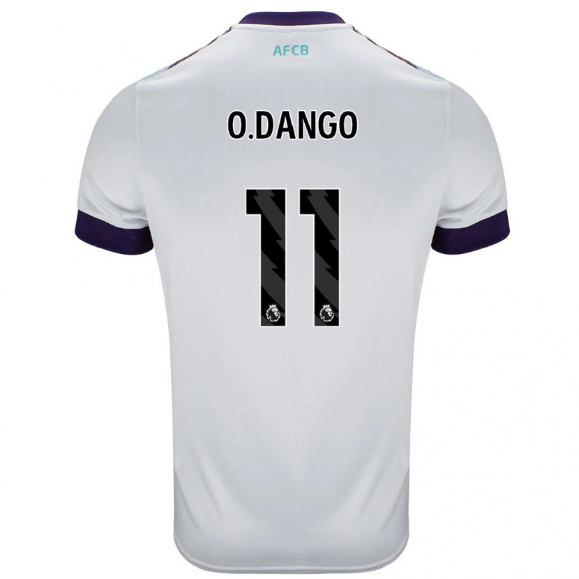 Danxen Barn Dango Ouattara #11 Hvit Grønn Lilla Bortetrøye Drakt Trøye 2024/25 Skjorter T-Skjorte