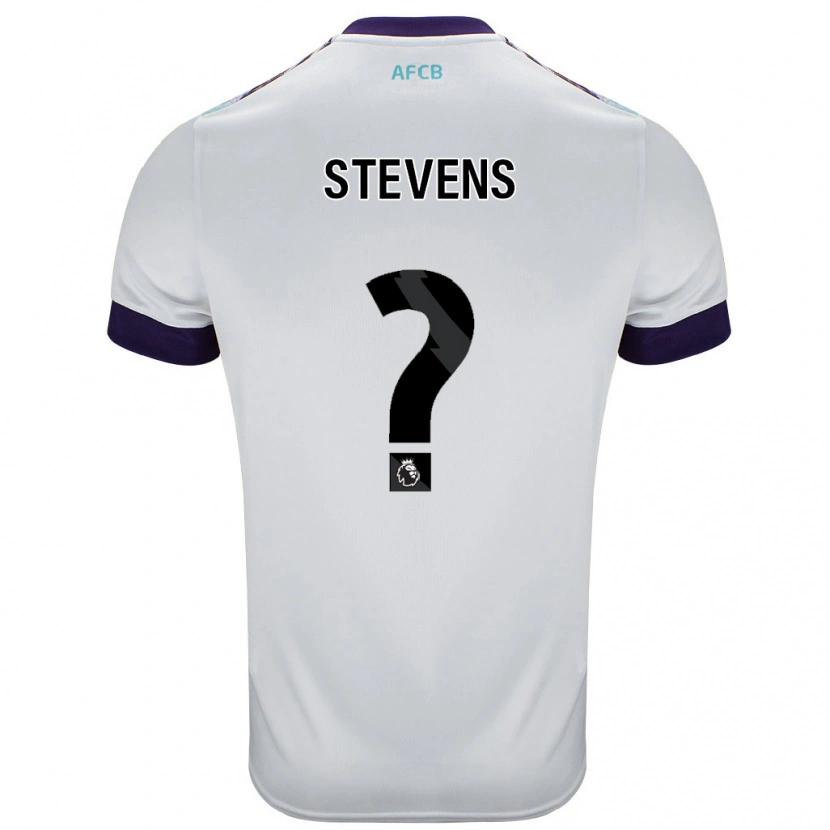 Danxen Barn Charlie Stevens #0 Hvit Grønn Lilla Bortetrøye Drakt Trøye 2024/25 Skjorter T-Skjorte