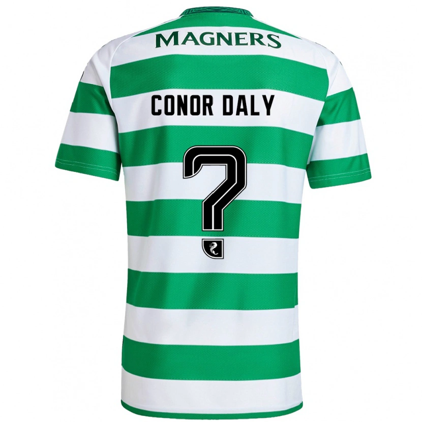 Danxen Mann Conor Daly #0 Grønn Hvit Hjemmetrøye Drakt Trøye 2024/25 Skjorter T-Skjorte