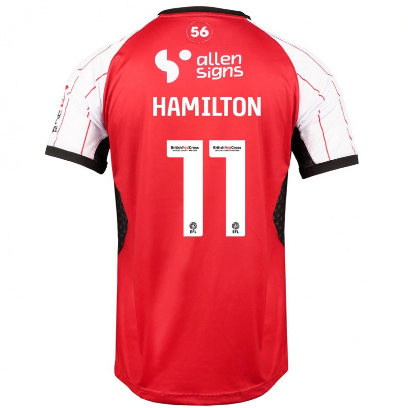 Danxen Mann Ethan Hamilton #11 Hvit Hjemmetrøye Drakt Trøye 2024/25 Skjorter T-Skjorte