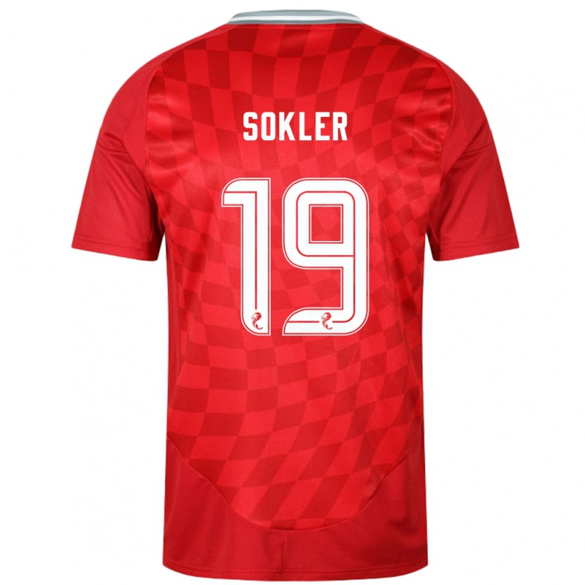 Danxen Mann Ester Sokler #19 Rød Hjemmetrøye Drakt Trøye 2024/25 Skjorter T-Skjorte