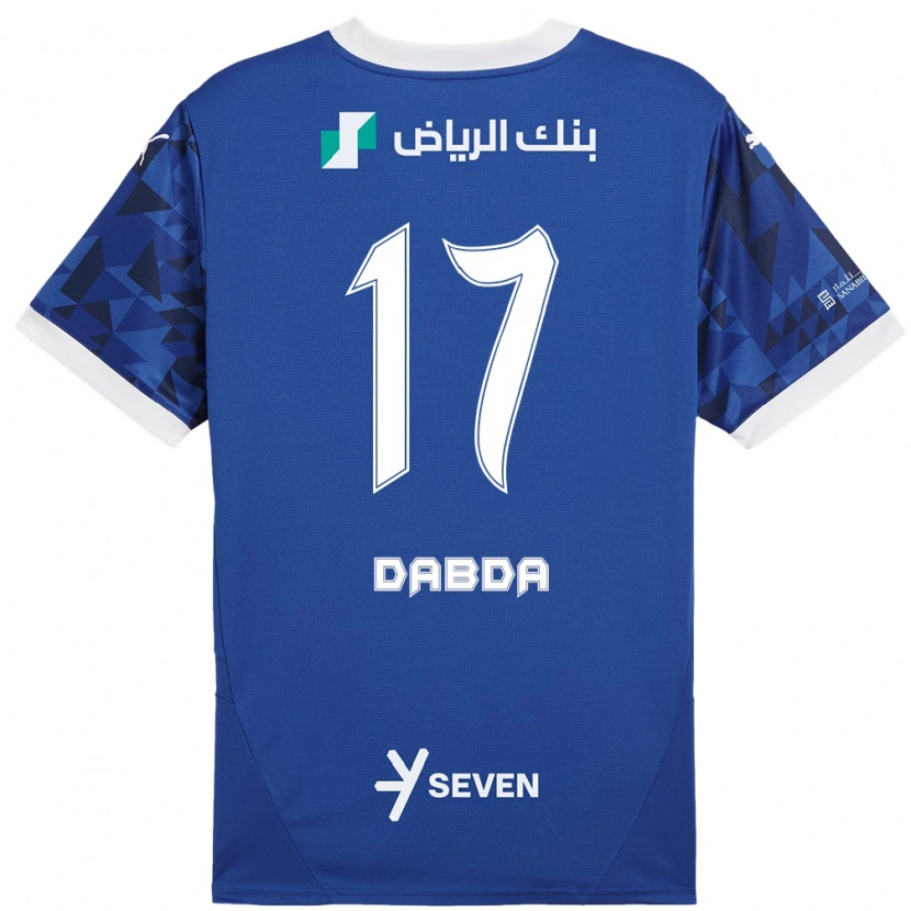 Danxen Mann Claudia Dabda #17 Mørk Blå Hvit Hjemmetrøye Drakt Trøye 2024/25 Skjorter T-Skjorte