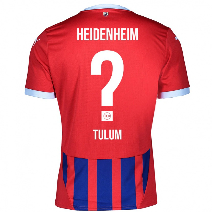 Danxen Mann Melih Tulum #0 Rød Blå Hjemmetrøye Drakt Trøye 2024/25 Skjorter T-Skjorte