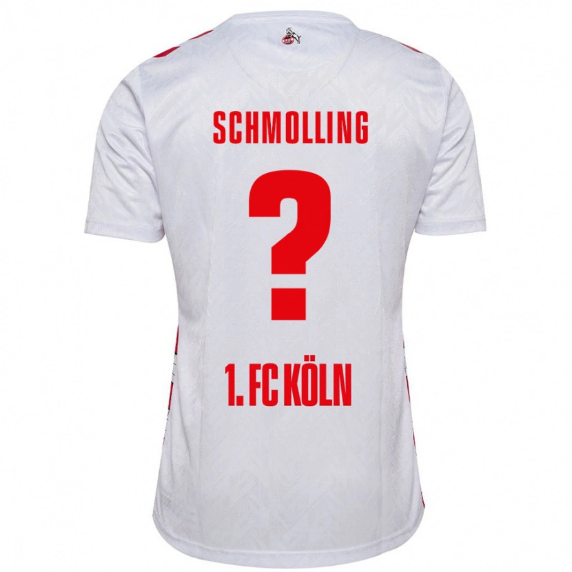 Danxen Mann Viktor Schmolling #0 Hvit Rød Hjemmetrøye Drakt Trøye 2024/25 Skjorter T-Skjorte
