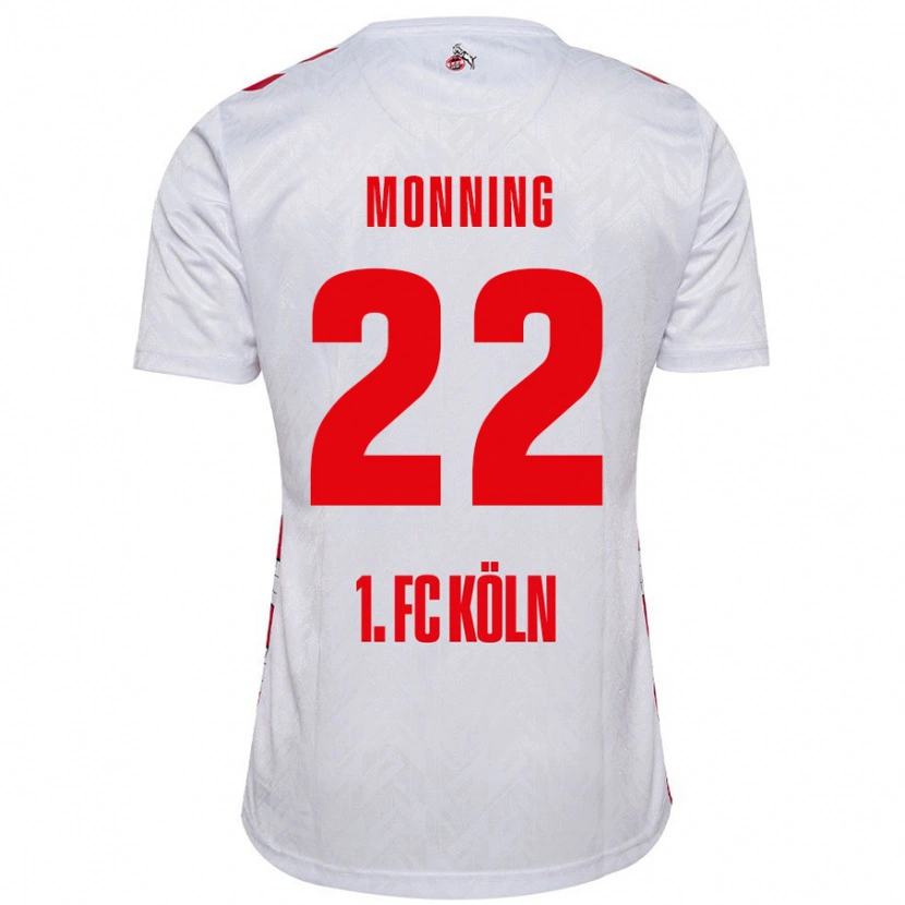 Danxen Mann Marlon Monning #22 Hvit Rød Hjemmetrøye Drakt Trøye 2024/25 Skjorter T-Skjorte