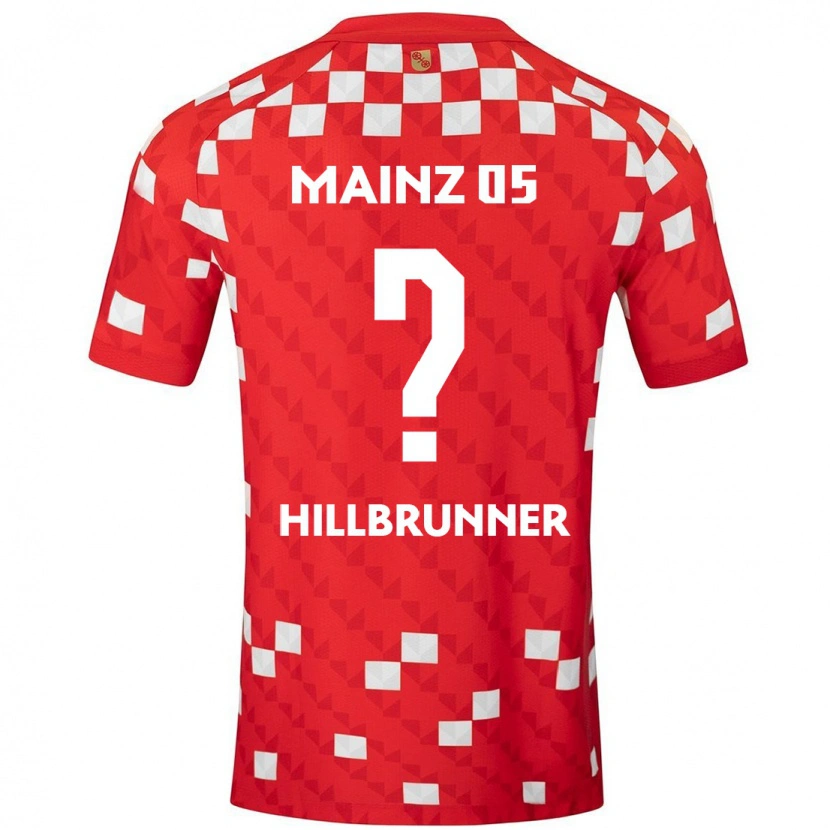 Danxen Mann Fynn Hillbrunner #0 Hvit Rød Hjemmetrøye Drakt Trøye 2024/25 Skjorter T-Skjorte