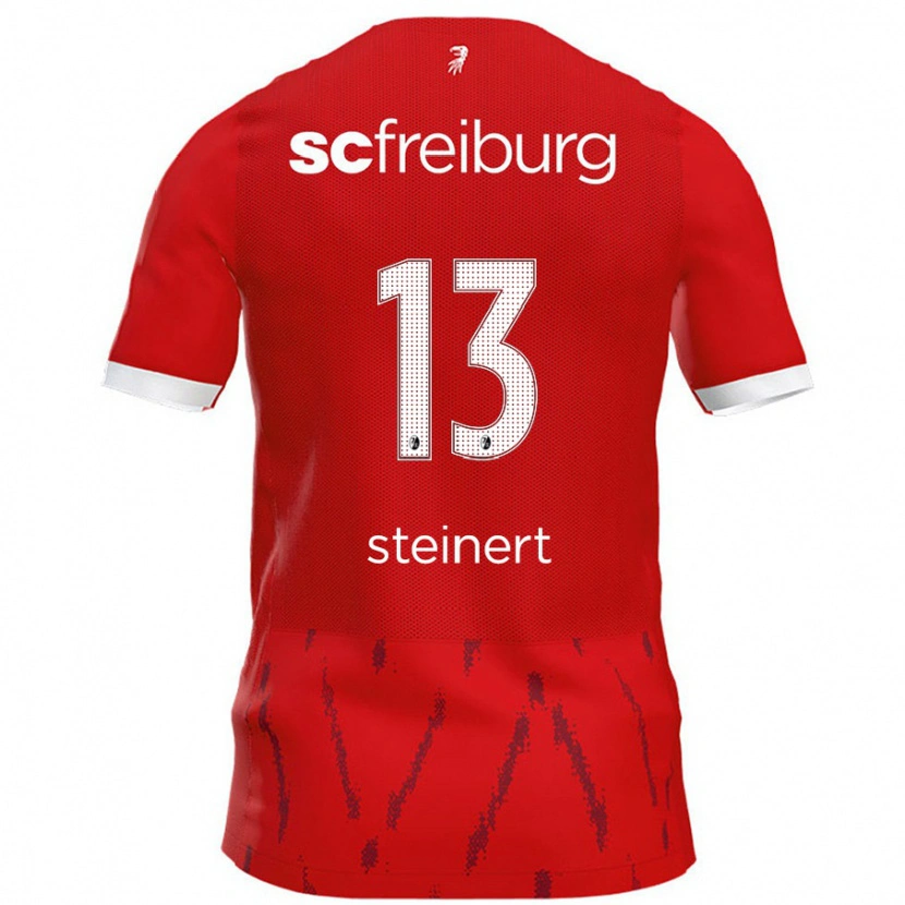 Danxen Mann Judith Steinert #13 Rød Hjemmetrøye Drakt Trøye 2024/25 Skjorter T-Skjorte