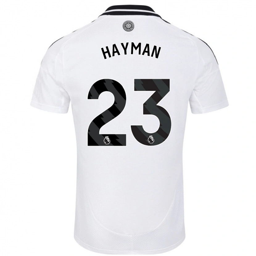 Danxen Mann Alex Hayman #23 Hvit Hjemmetrøye Drakt Trøye 2024/25 Skjorter T-Skjorte