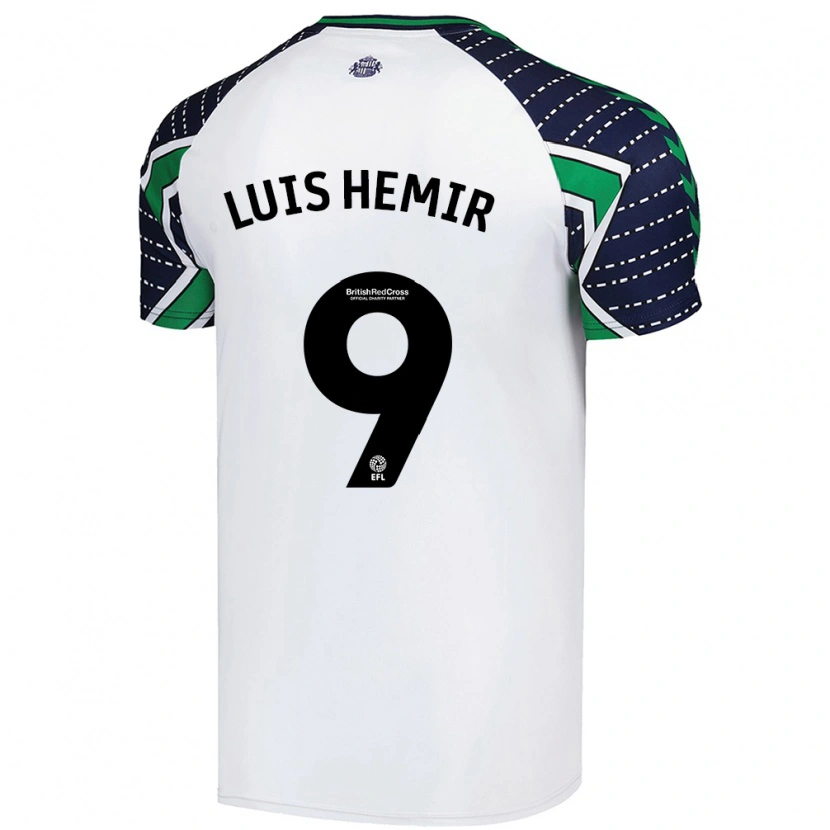 Danxen Mann Luís Semedo #9 Hvit Bortetrøye Drakt Trøye 2024/25 Skjorter T-Skjorte