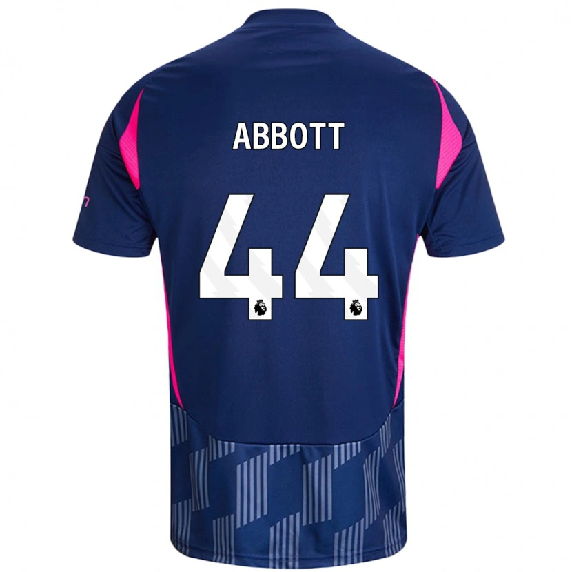 Danxen Mann Zach Abbott #44 Kongeblå Rosa Bortetrøye Drakt Trøye 2024/25 Skjorter T-Skjorte