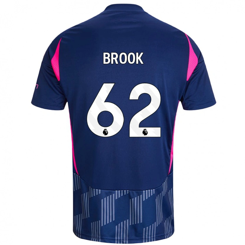 Danxen Mann Will Brook #62 Kongeblå Rosa Bortetrøye Drakt Trøye 2024/25 Skjorter T-Skjorte